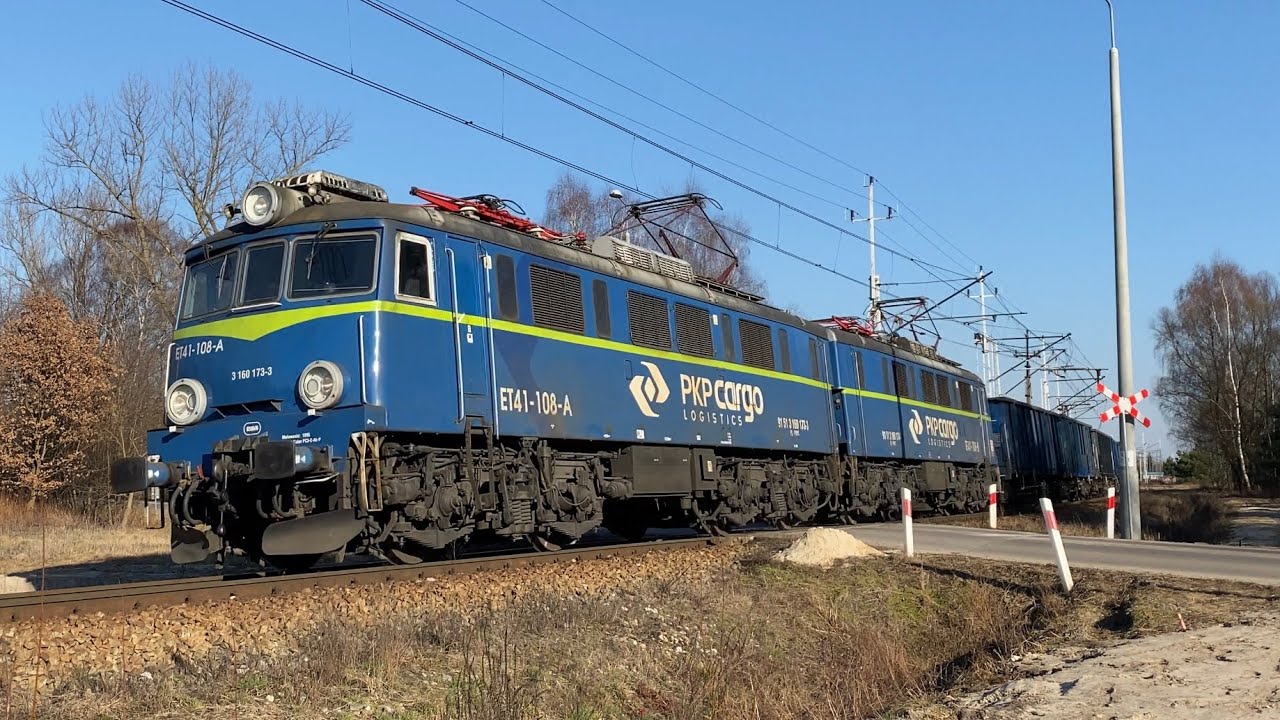 ET41-108 (PKP Cargo) + Eaos | Połaniec [4K 60]