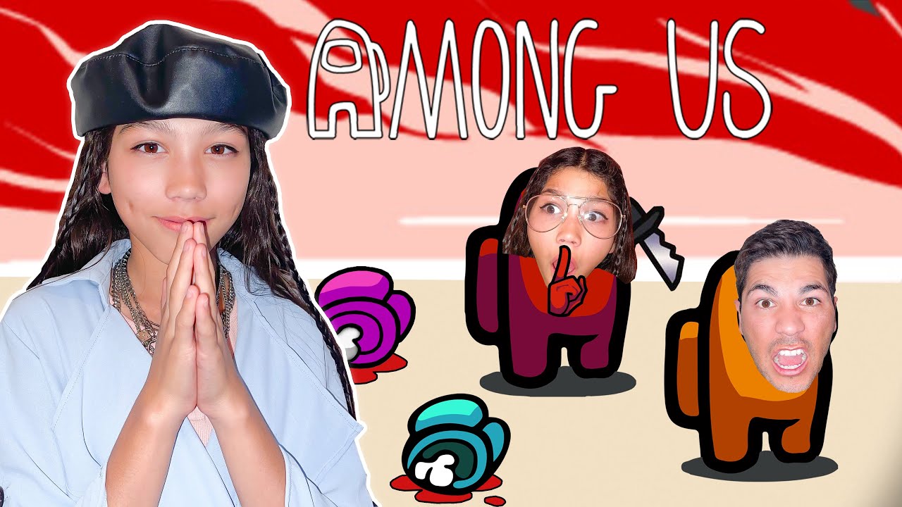 Txunamy Betrays Her Dad in AMONG US! (IMPOSTER IQ 999%) | Familia Diamond