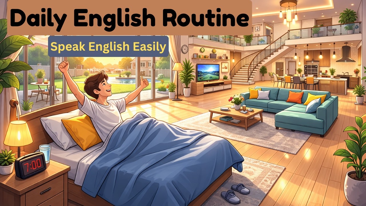 Daily English Conversation Practice | Learn How To Talk About Your Day | English Podcast A1 - B2