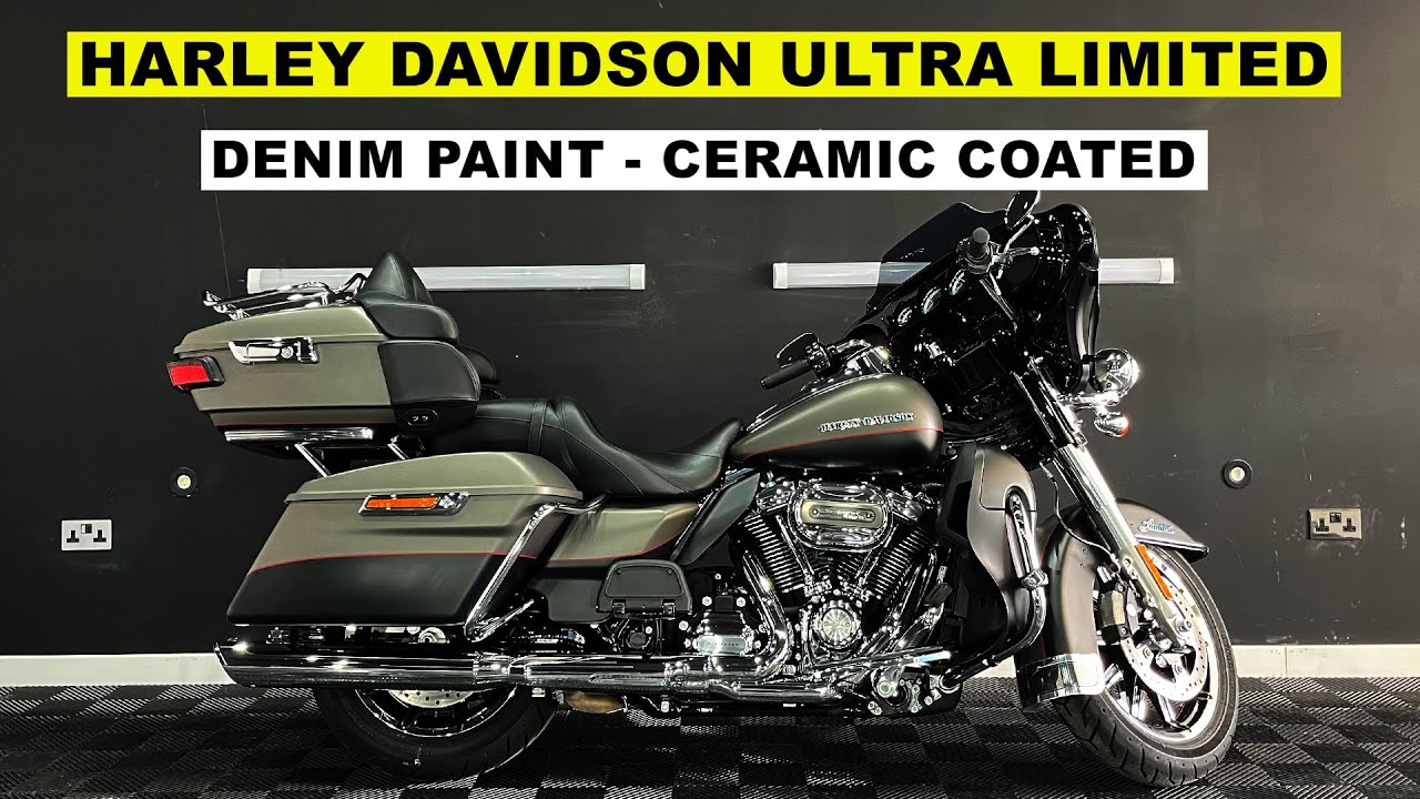 Harley Davidson Ultra Limited - Denim Paint CERAMIC Coated