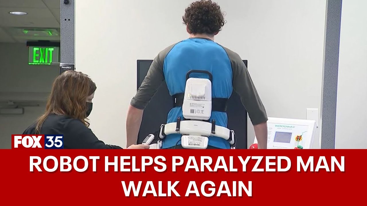 Robot helping severely injured Disney World cast member walk again