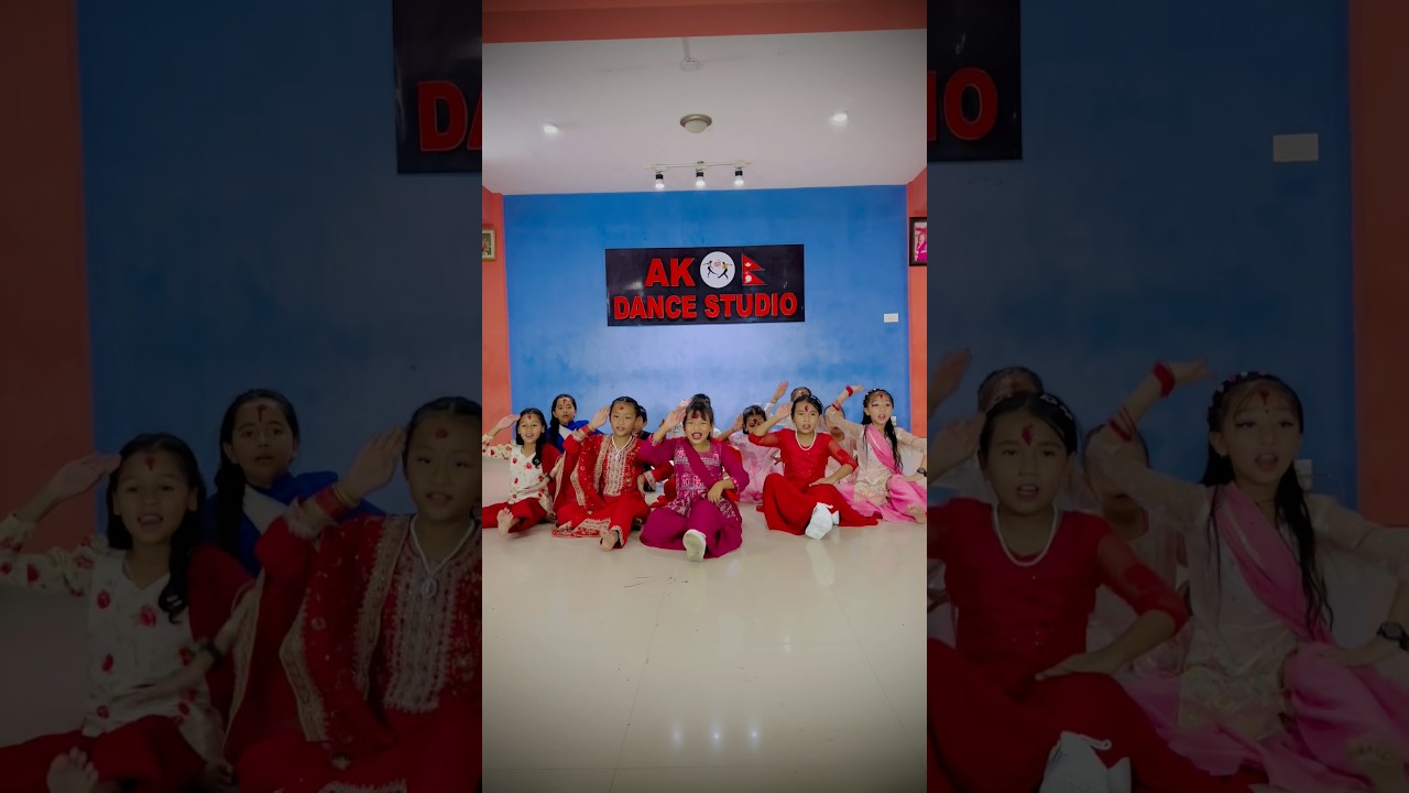 Pidima basi ❤️ dashain song ❤️ #choreographerashishmalla #shorts #akdancestudio
