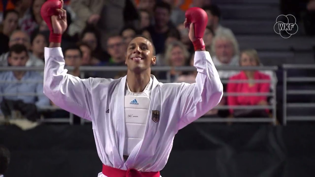 SPECTACULAR IPPON | Horne (GER) vs Ganjzadeh (IRI) - Madrid 2018 | WORLD KARATE FEDERATION #shorts