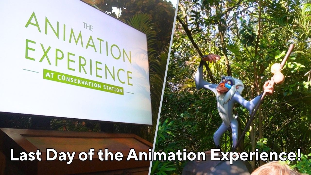 Last Day of the Animation Experience at Rafiki’s Planet Watch!