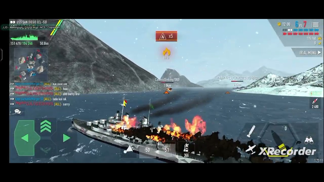 USS SAN DIEGO[ BATTLE OF WARSHIPS]