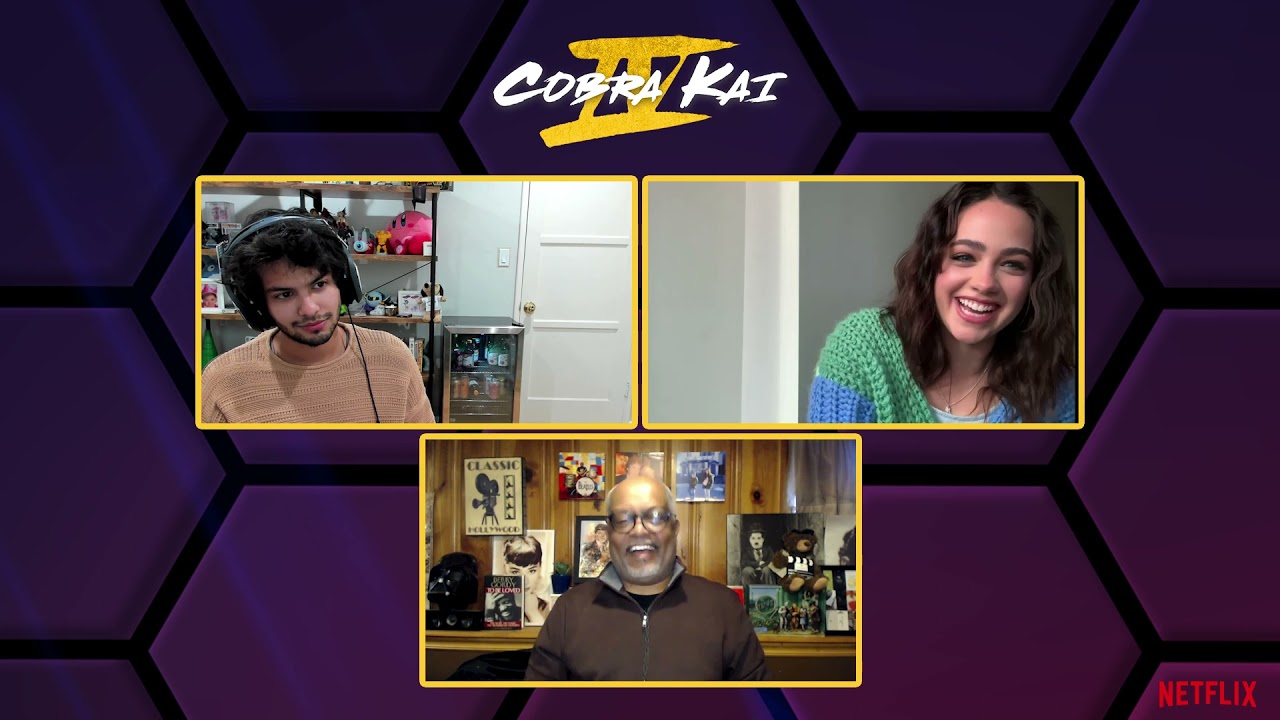 Cobra Kai - Season 4 Interviews - Xolo Mariduena - Mary Mouser