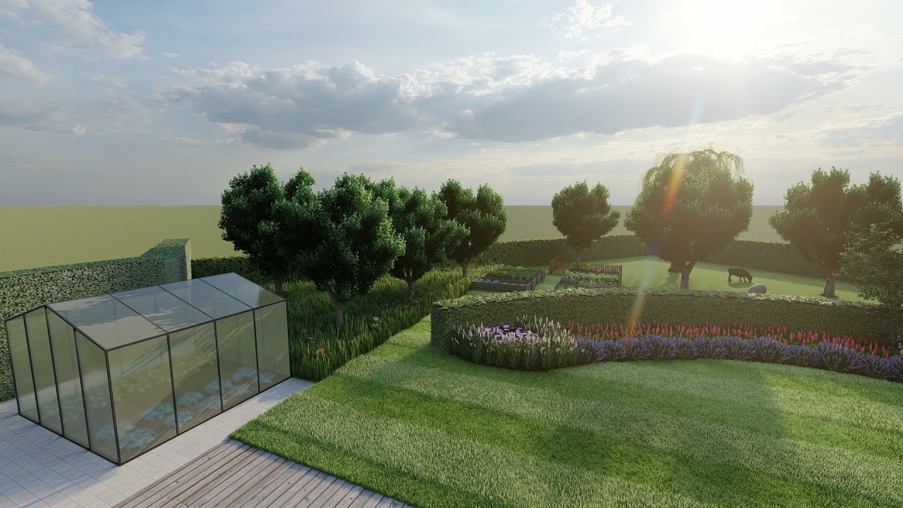 Tuinontwerp Tuinplan/3dee.be