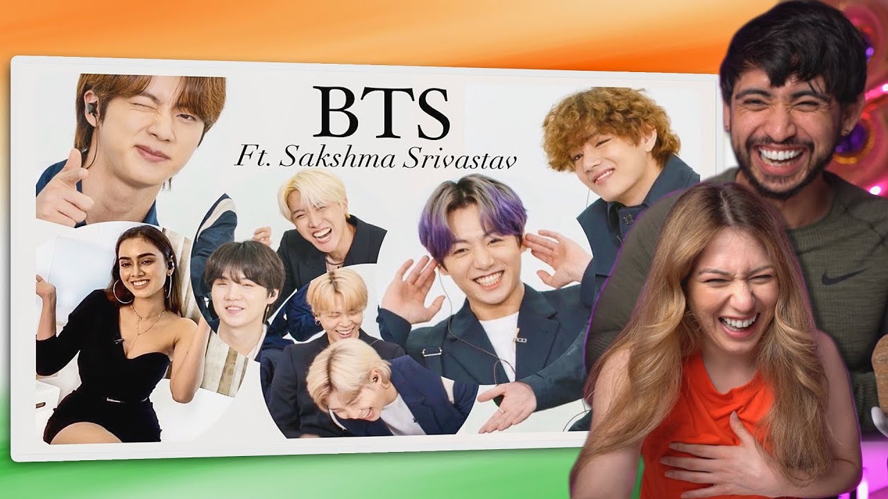 BTS Indian Interview E NOW ft. Sakshma Srivastav - COUPLES REACTION!