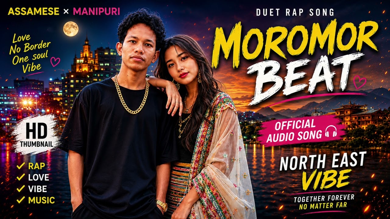 Moromor Beat 🔥 Assamese Manipuri Duet Rap Song | Assamese & Manipuri Romantic Rap Song