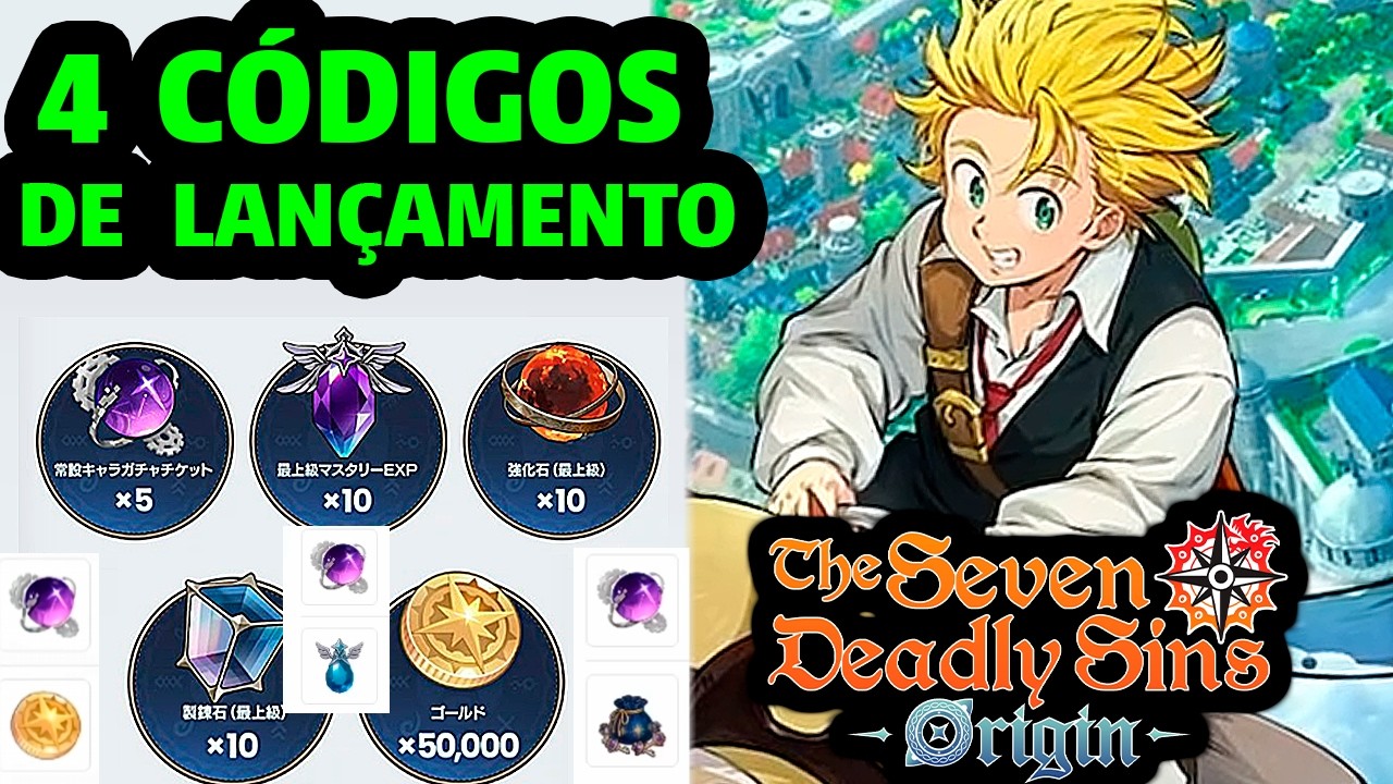 4 Launch Codes for 7DS Origin! - The Seven Deadly Sins Origin