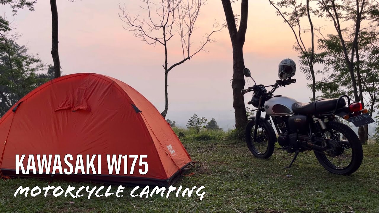 Moto Camping dengan Kawasaki W175