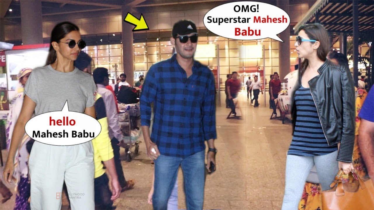 Telugu Superstar MAHESH BABU Suddenly Come to Mumbai Airport | Parineeti-Deepika Shocked to See Him