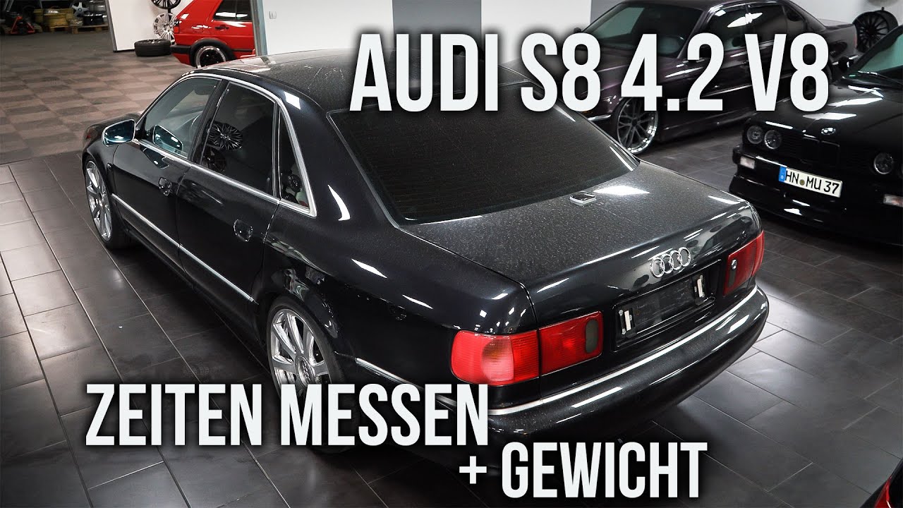 LEVELLA | Audi S8 4.2 V8 | Zeiten Messen 100-200 + Gewicht