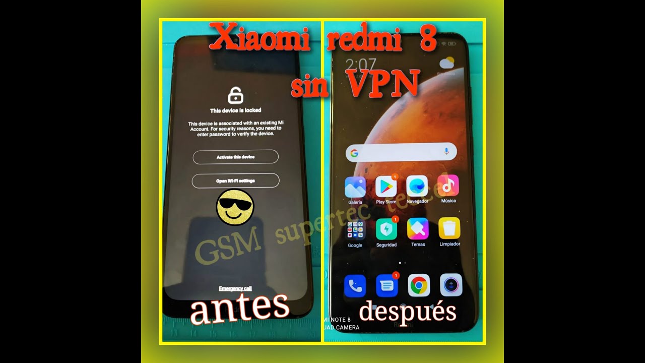 Elimina Cuenta MI Xiaomi Redmi 8  sin VPN  MIUI 12  (Desbloqueo Definitivo  100% Super Facil)