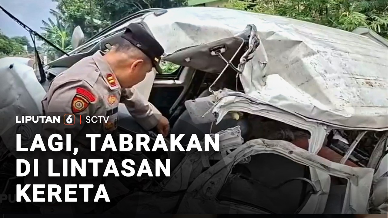 Lagi, Tabrakan di Lintasan Kereta | Liputan 6
