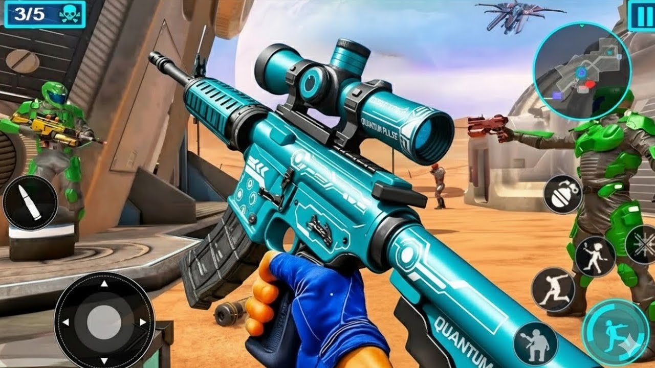 FPS Robot Shooter Strike Anti-Terrorist Shooting Android GamePlay