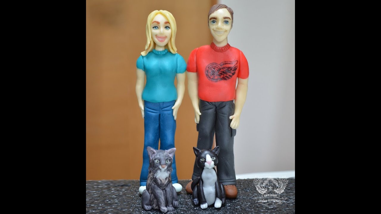 How to make a Standing Person Cake Topper