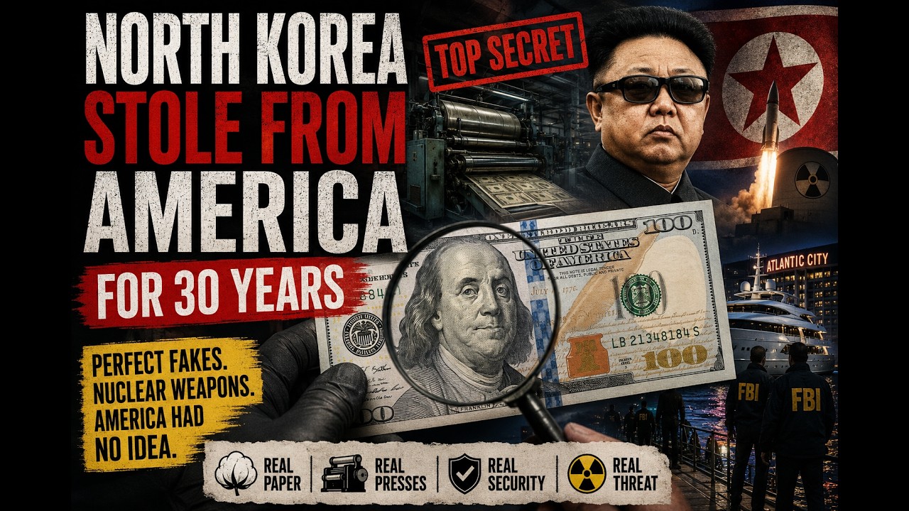 How North Korea Printed Fake Dollars So Perfect &mdash; The FBI Had No Idea. #northkorea #supernotes #fbi