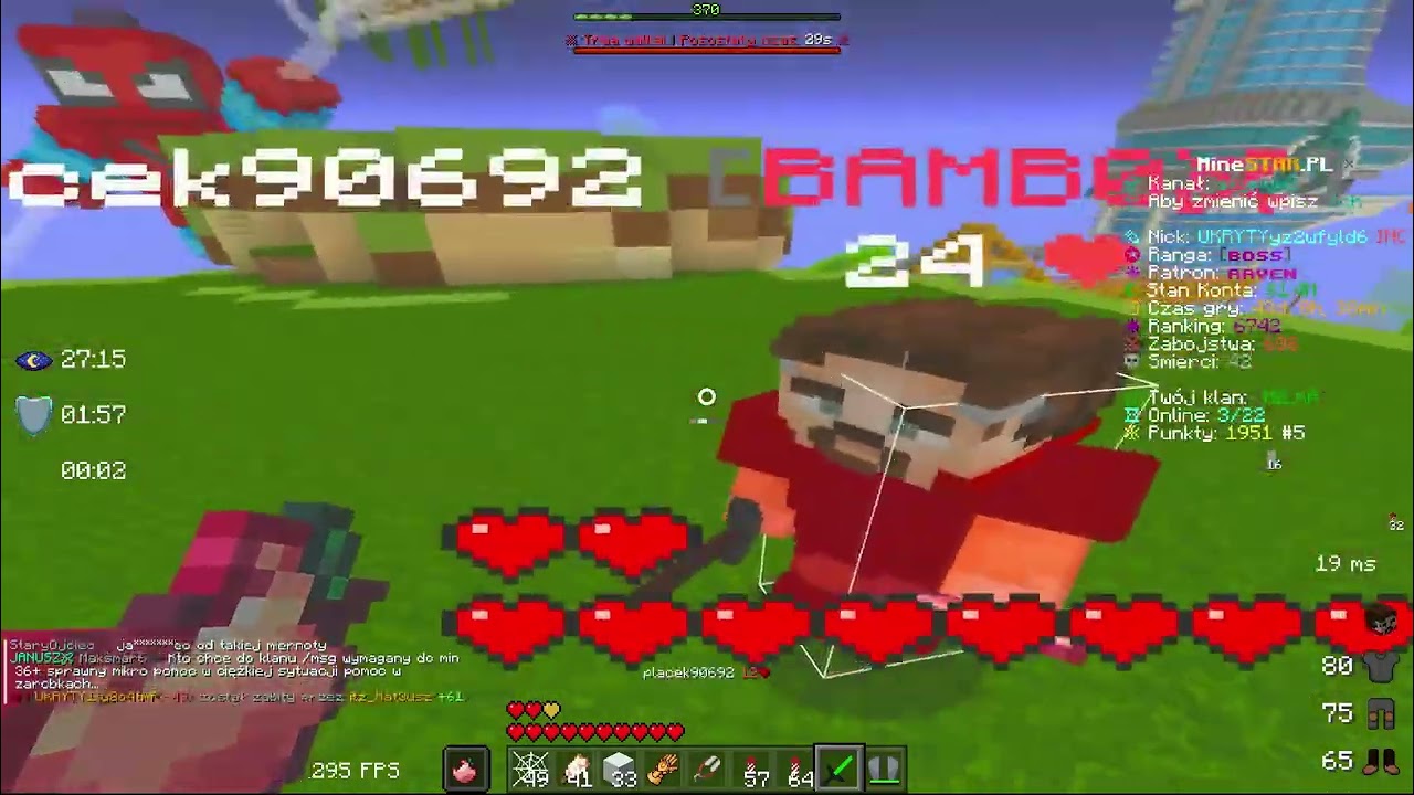🤩| Minestar.pl | DOMINACJA SKYPVP | NAJLEPSZE MIECZE PADAJA | 🦅