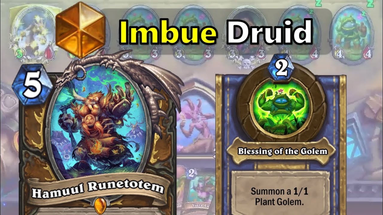 Legend with Imbue Druid! | Hearthstone