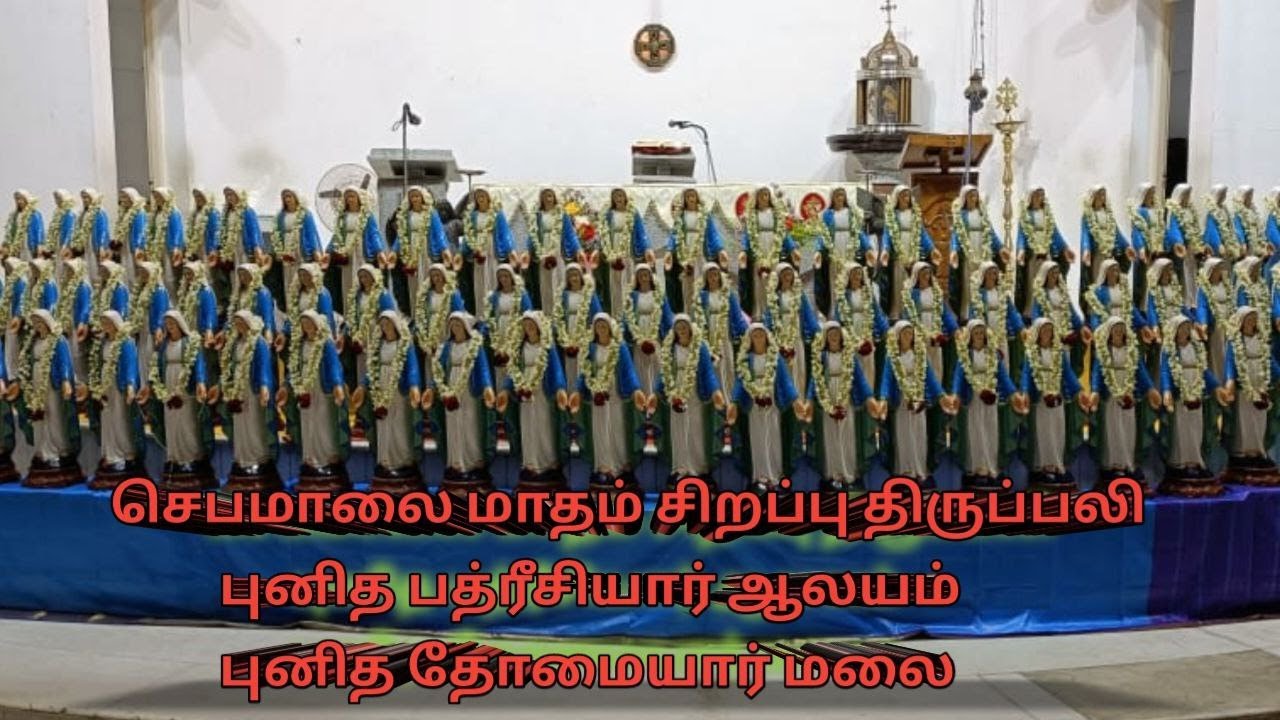 🔴LIVE✠01 Oct 23✠செபமாலை மாதம் சிறப்பு திருப்பலி, புனித பத்ரீசியார் ஆலயம் ,புனித தோமையார் மலை