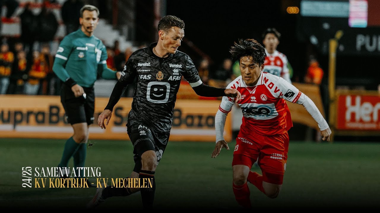 S24/25 - Speeldag 16 - KV Kortrijk vs. KV Mechelen