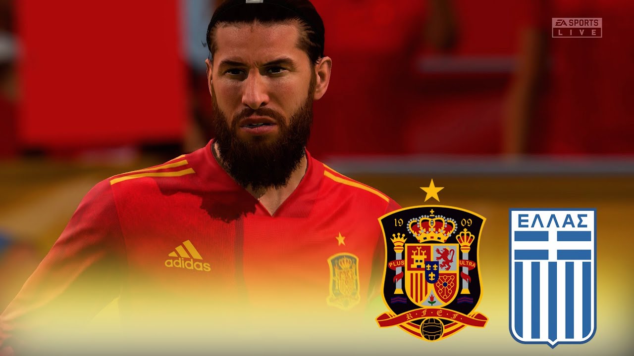 FIFA 21 | Spain vs Greece | fifa world cup qualifiers 2022 | gameplay & full match