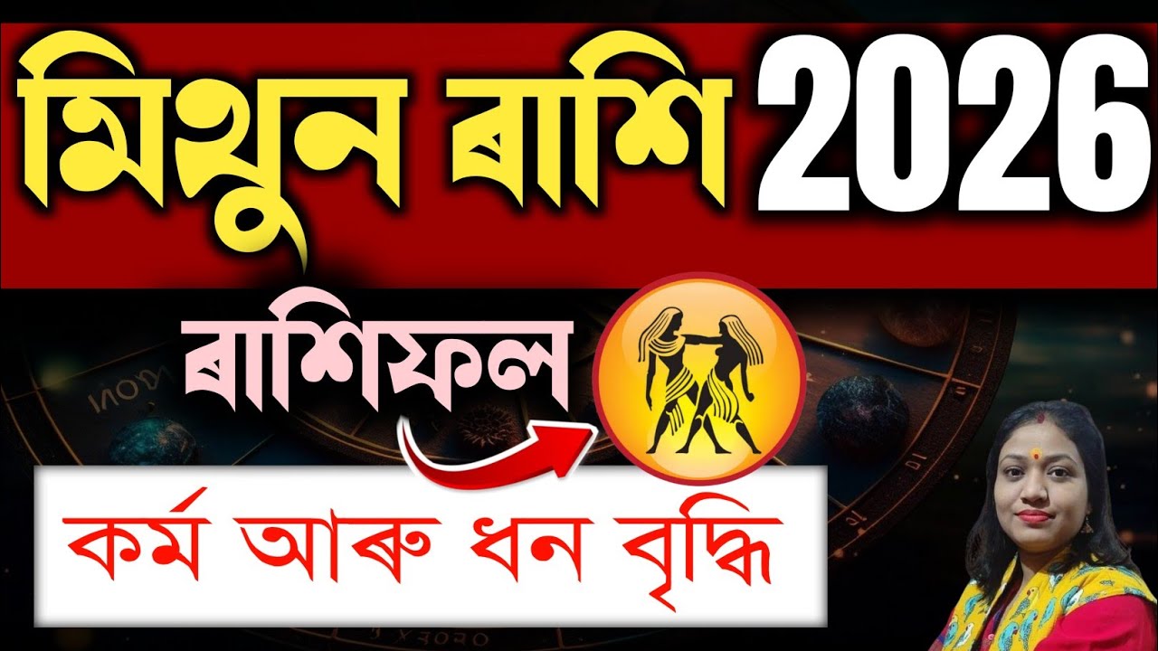 𝗠𝗶𝘁𝗵𝘂𝗻 𝗥𝗮𝘀𝗵𝗶 𝟮𝟬𝟮𝟲 𝗹 𝗚𝗲𝗺𝗶𝗻𝗶 𝟮𝟬𝟮𝟲 𝗹 মিথুন ৰাশি । 𝗔𝘀𝘀𝗮𝗺𝗲𝘀𝗲 𝗥𝗮𝘀𝗵𝗶𝗳𝗮𝗹 𝗹