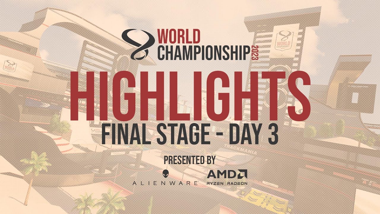 ALIENWARE и AMD представили лучшие моменты третьего дня финального этапа / Trackmania World Champ...