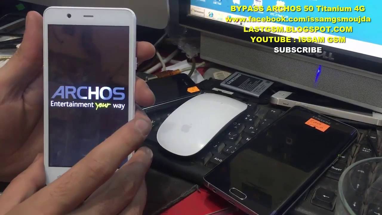 ARCHOS 50 Titanium 4G REMOVE FRP BYPASS GOOGLE ACCOUNT 2016