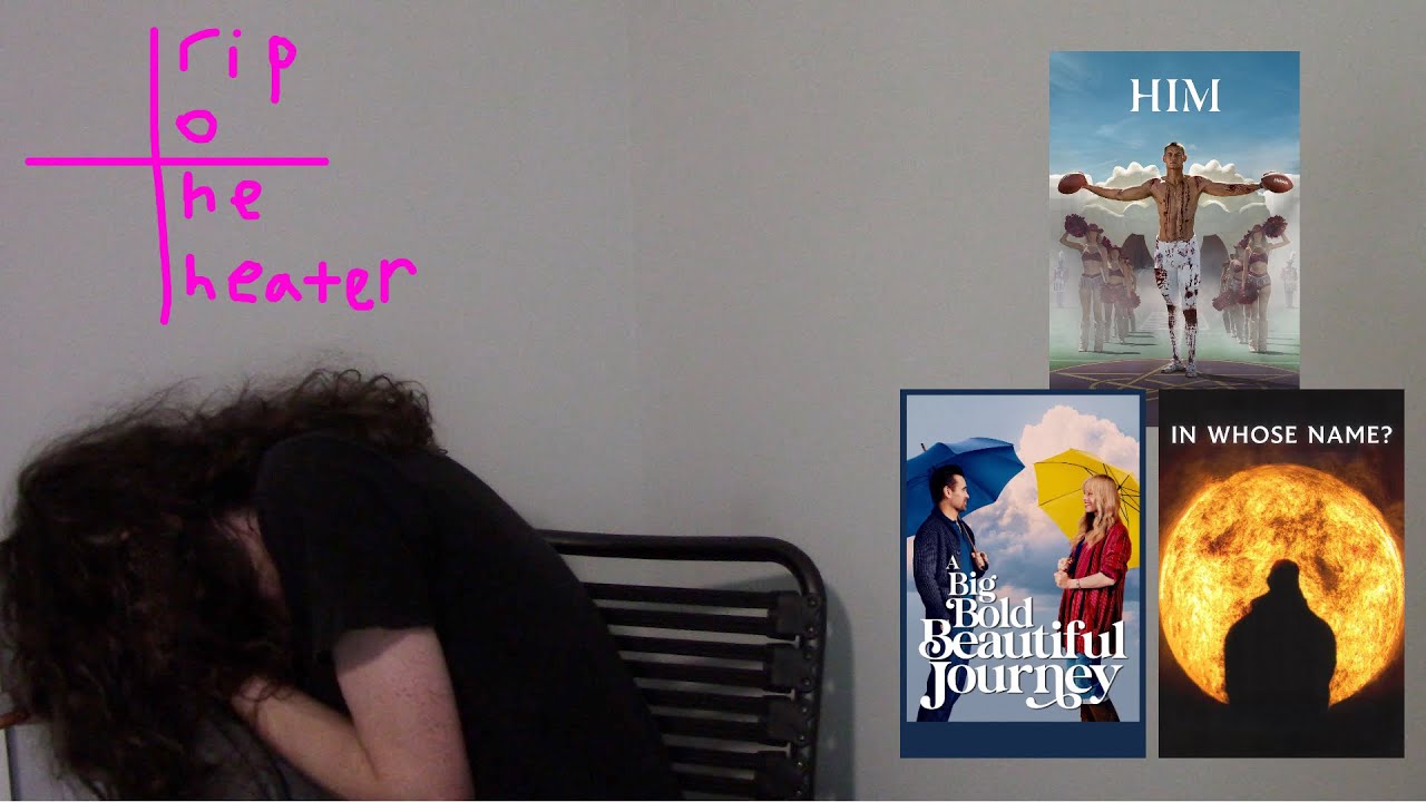 trip to the theater: HIM, A Big Bold Beautiful Journey, In Whose Name?