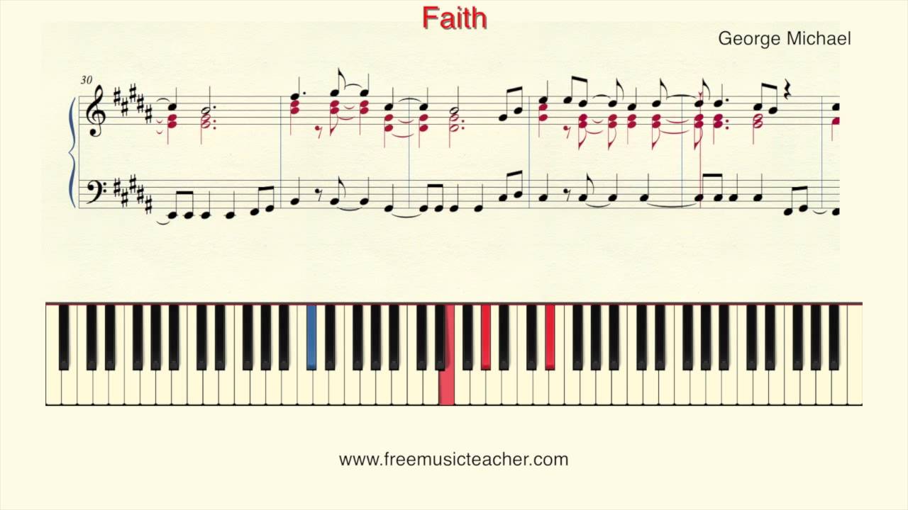 How To Play Piano: George Michael 
