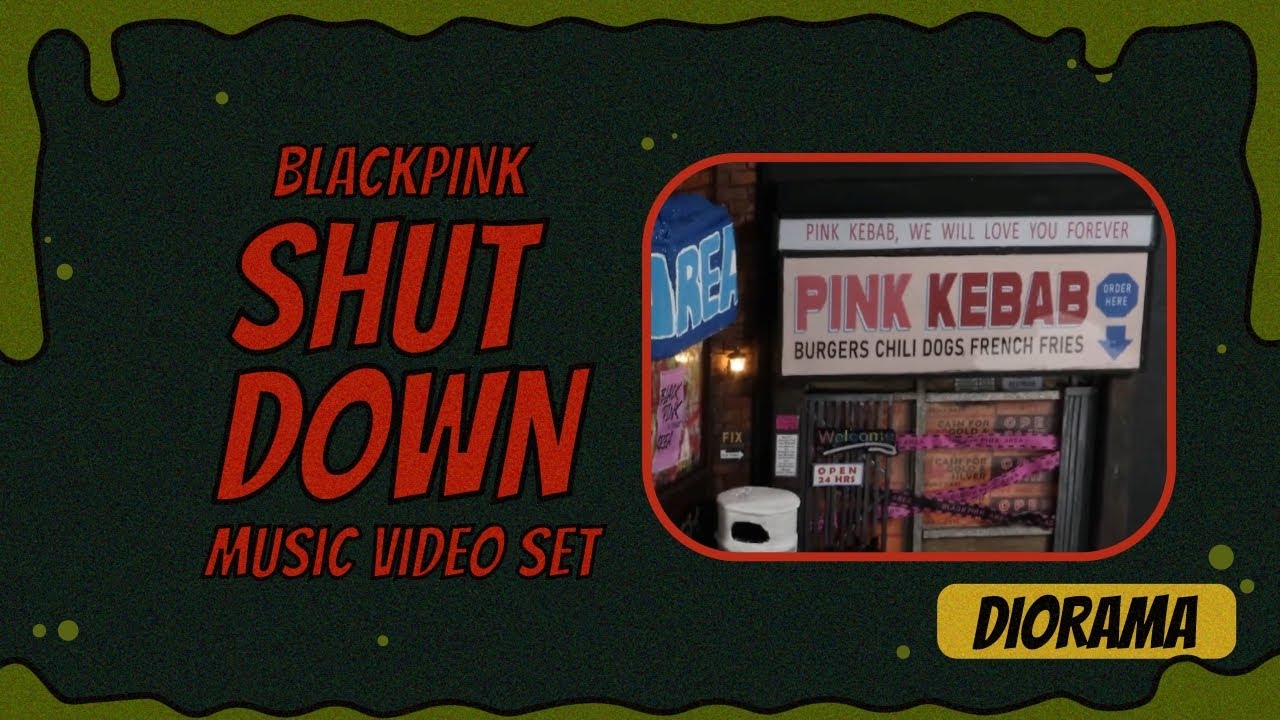 BLACKPINK Shut Down Miniature Diorama | K-Pop MV