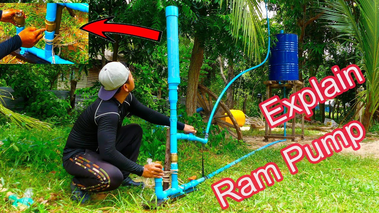 Подробно опишите материалы и рабочий процесс насоса RAM Pumps шаг за шагом — Free Energy Water Pump