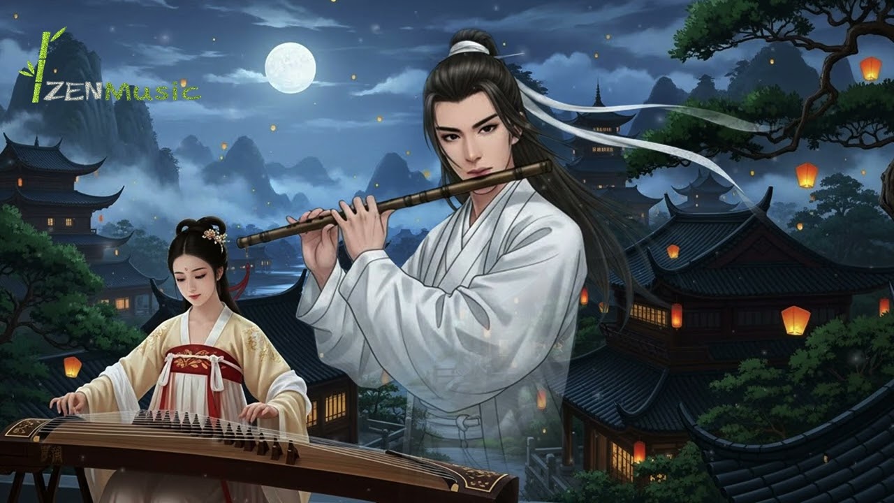 The Beautiful Sound of the Chinese Bamboo Flute Dizi Relaxing Traditional Music