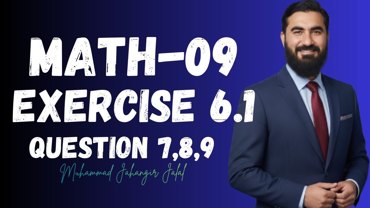 Class 9 Math New Book | Exercise 6.1 Questions 7,8,9 –Area of Sector & Cone from Sector | MathLab281