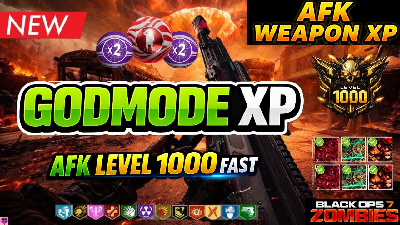 *UPDATED* BO7 SOLO INFINITE XP GLITCH! AFK GODMODE XP FARM + INSTANT CAMO GLITCH | BO7 ZOMBIES