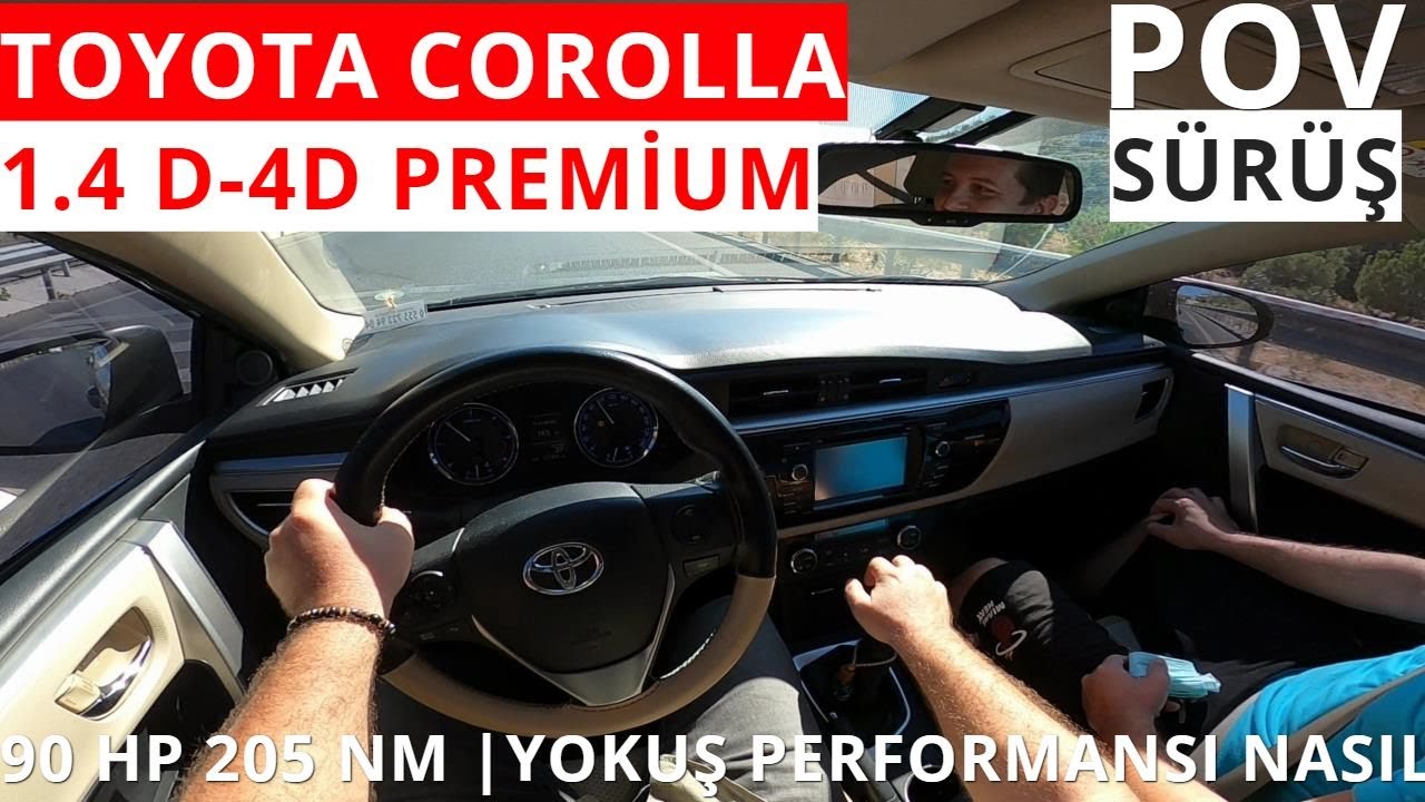 1.4 D-4D Toyota Corolla Premium | Yokuşta Zorlanıyor Mu?| Viraj ve Yakıt Performansı Nasıl? | POV |