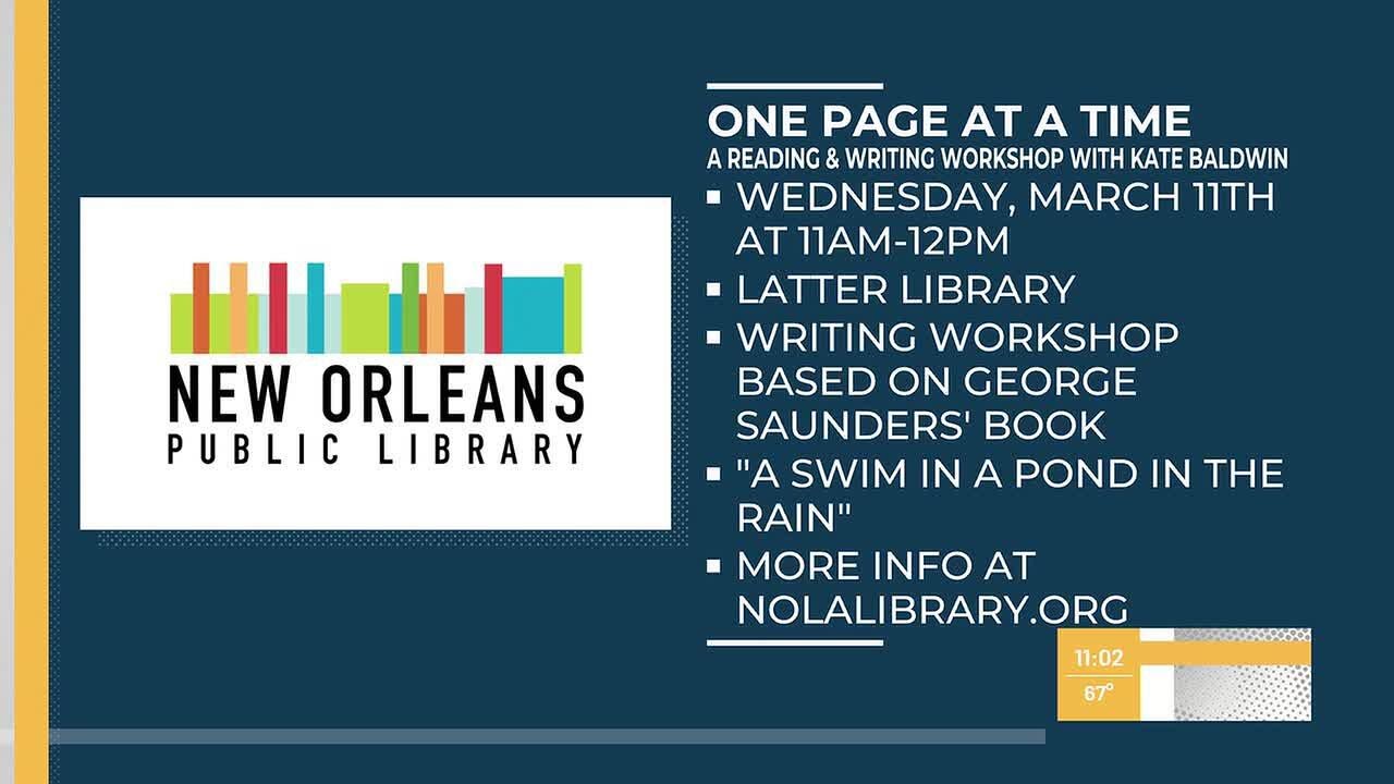 New Orleans Public Library announces upcoming programs, March book of the month