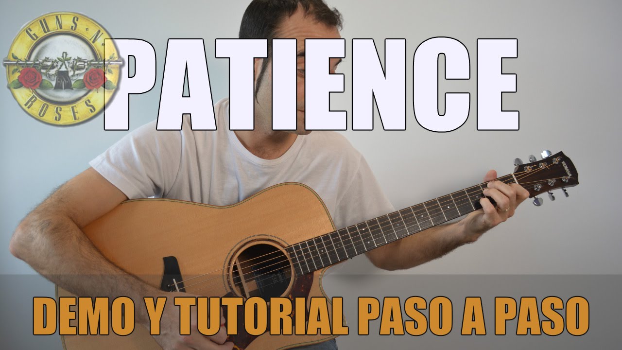 Como tocar Patience - Guns n' Roses Guitarra FACIL paso a paso TABS, letra y acordes