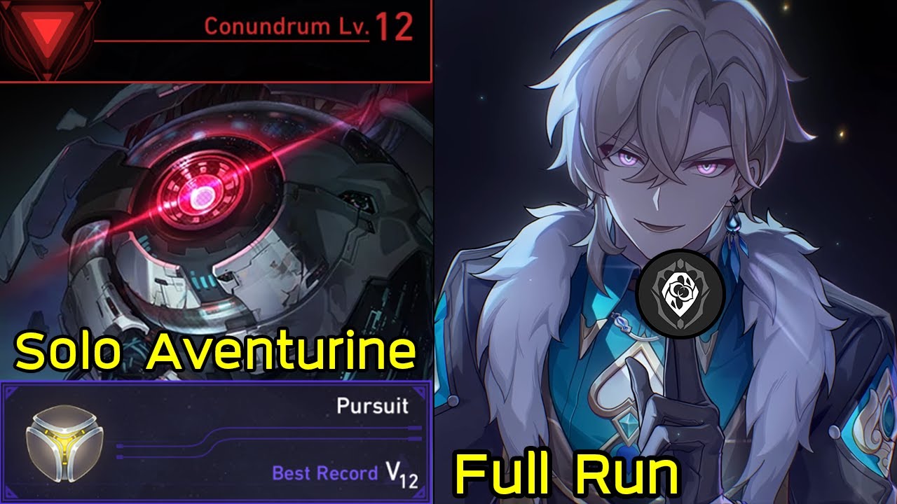 Conundrum Lv.12 Aventurine Solo Run Preservation Path Pursuit Dice