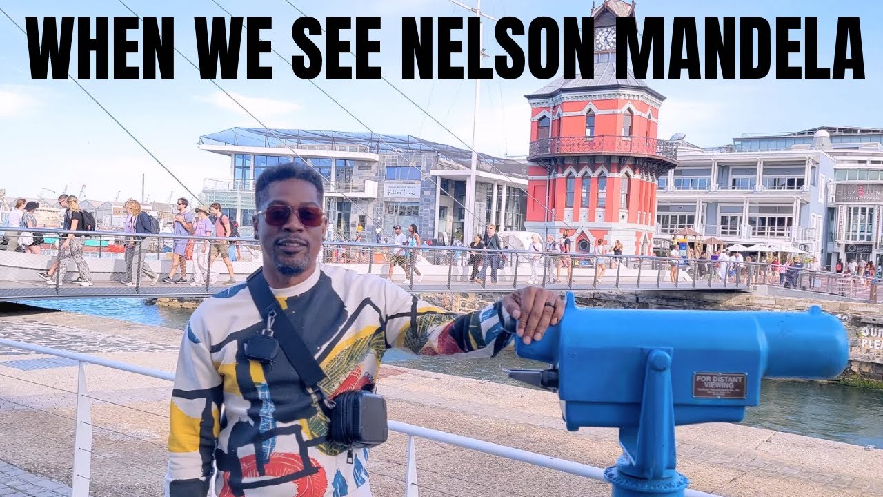 “V&A Waterfront Cape Town + Africans Performing ‘When We See Mandela’ 🎶🇿🇦”