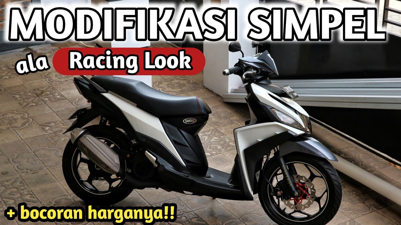 TOTAL BIAYA MODIF SIMPEL MIO M3 ALA RACING LOOK!!! - DIARY MOTOR Ep. 13