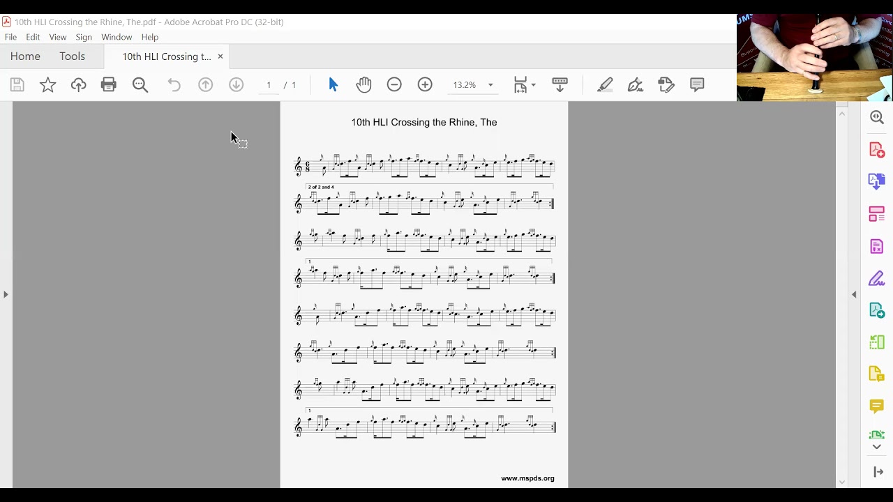 10th HLI Crossing the Rhine 60bpm