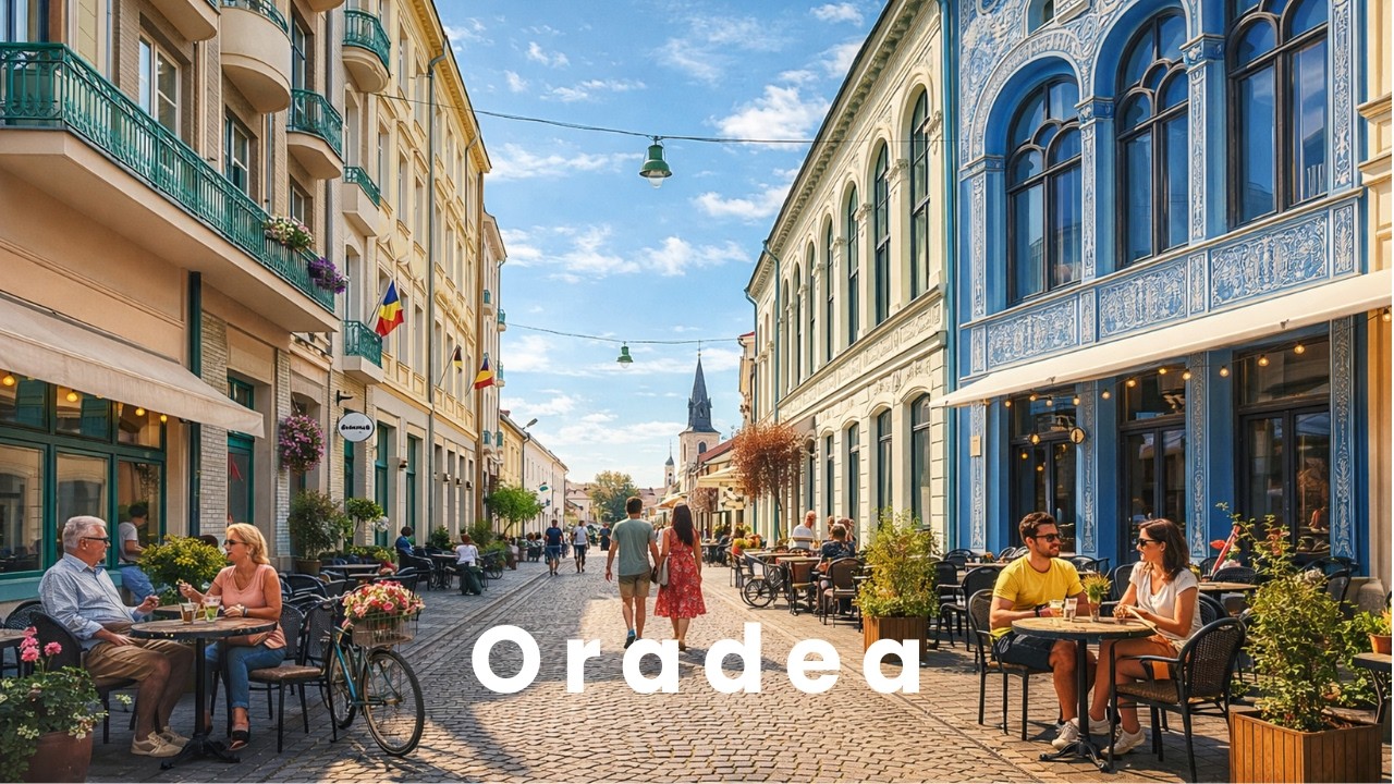 Walking Tour in the Historic Center of Oradea, Romania | Art Nouveau Architecture