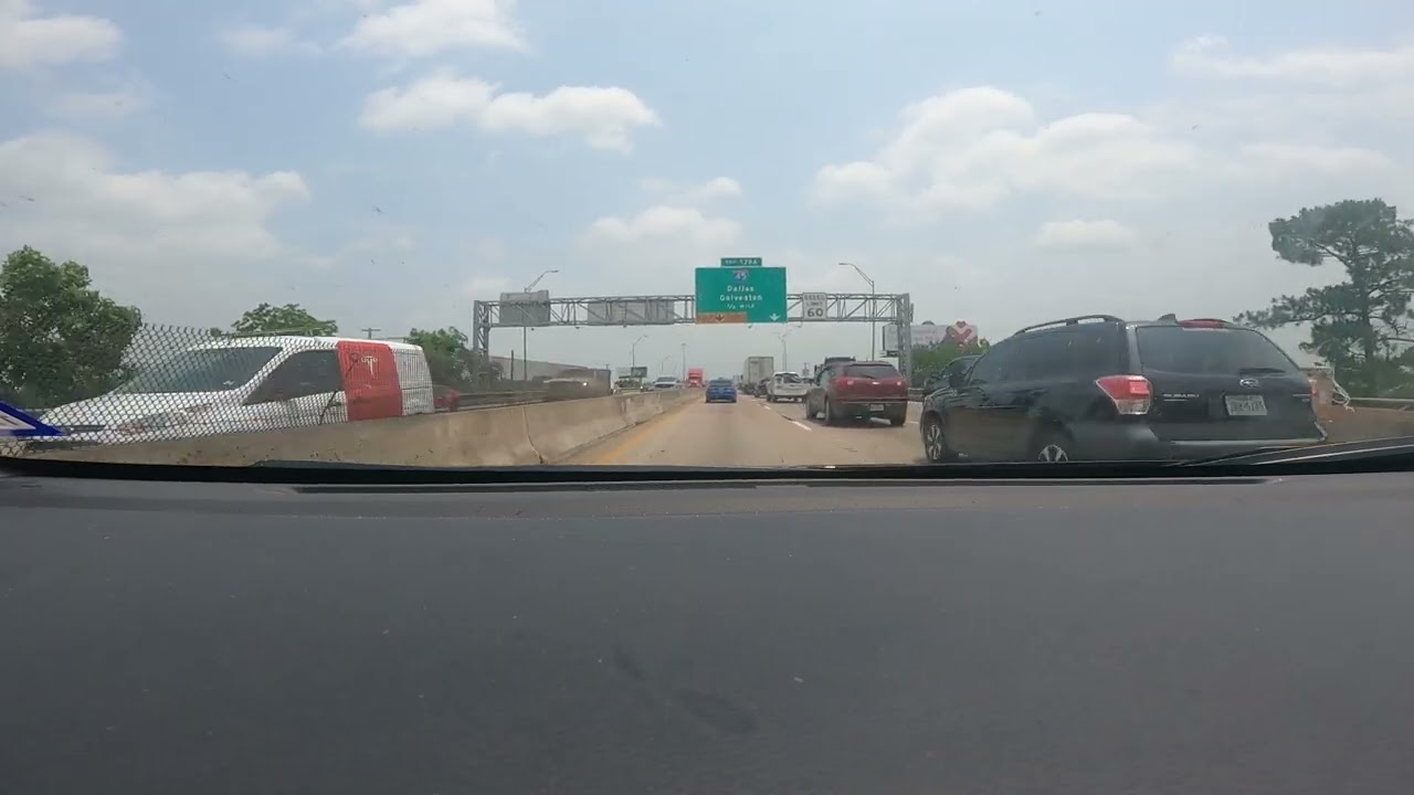 Houston, Texas to Galveston, Texas - Interstate 45