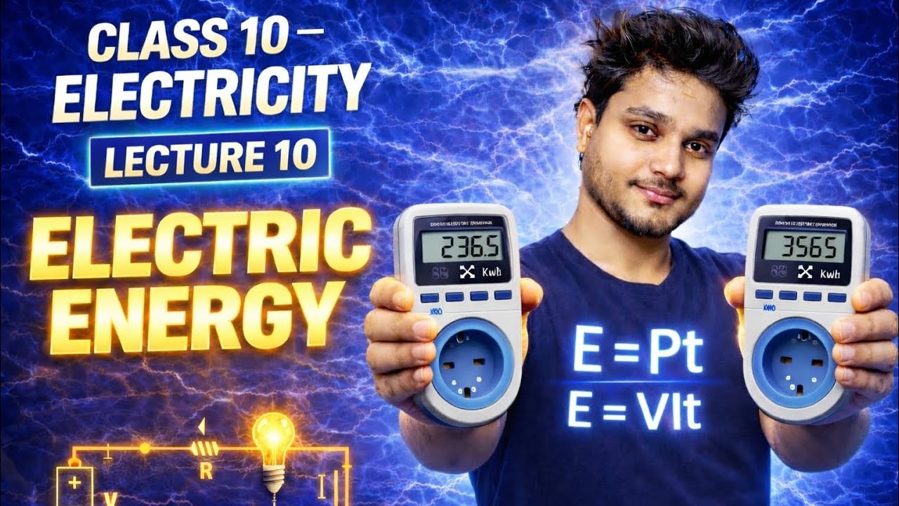 Lecture-10//Chapter-1/Electricity,Electri Energy //It's Units And Commercial Unit .