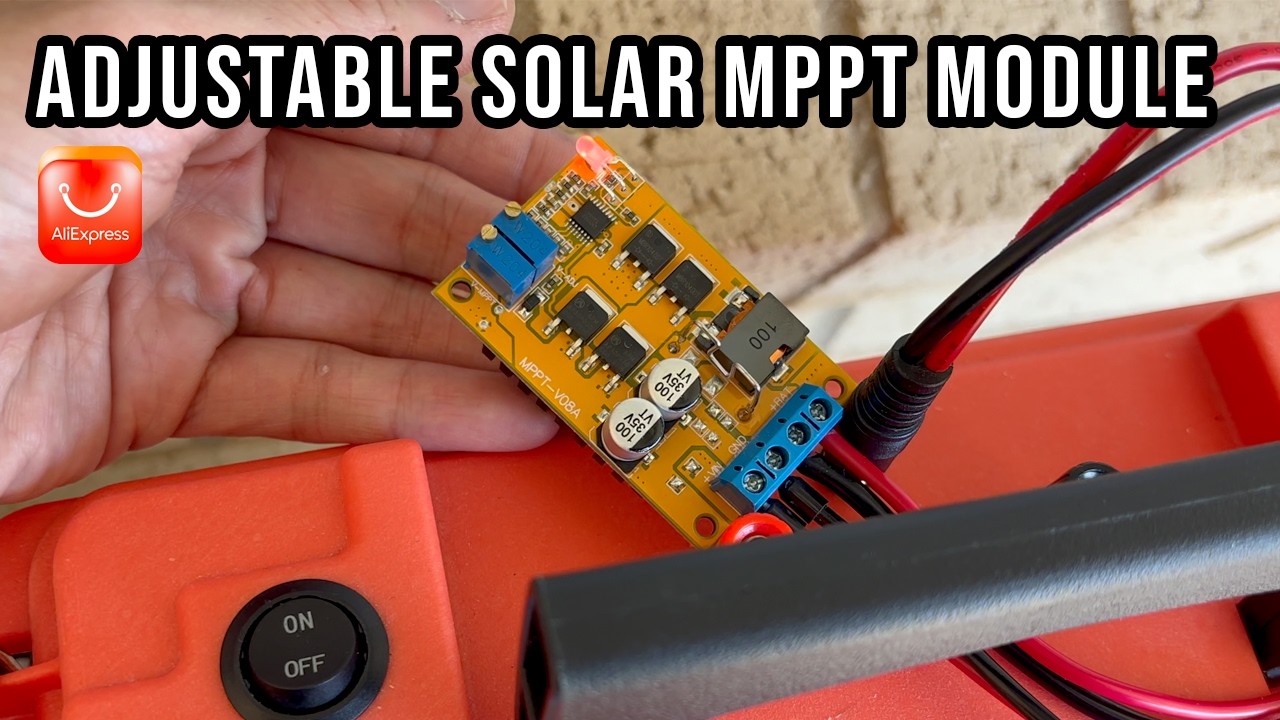 This solar charging MPPT module is fantastic!
