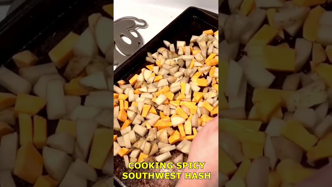 Cooking Spicy Southwest Hash! #cooking #breakfast #southwest #spicy #kitchen #cook