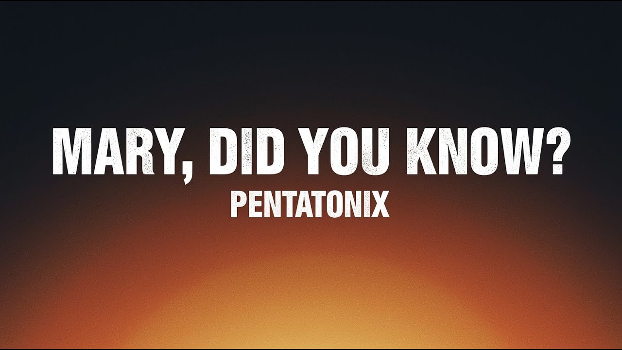Mary, Did You Know? ✨ Nightcore Version | Pentatonix Inspired | Emotional Christmas AMV | USA Lyrics